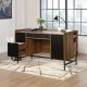 Hampstead Park Grand Walnut Executive Desk